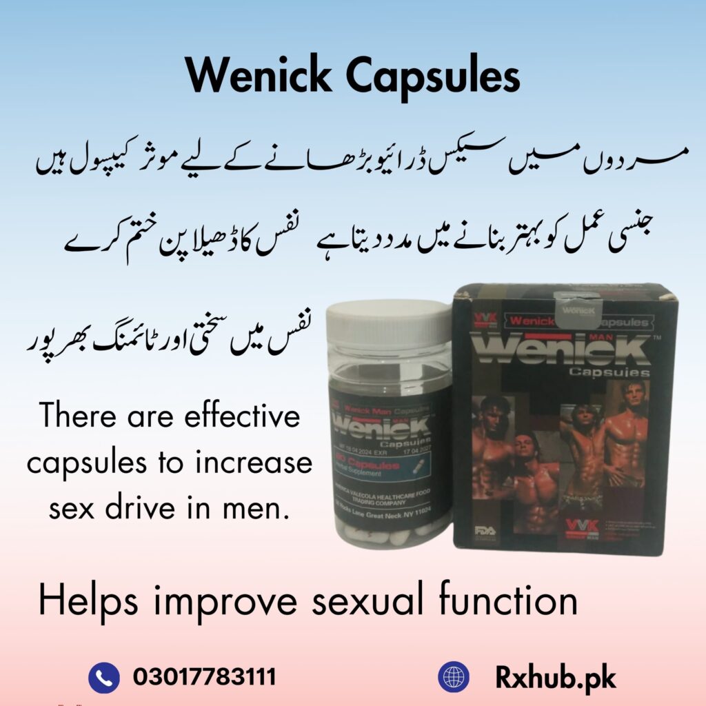 Wenick Capsules for Male Hardness and Timing