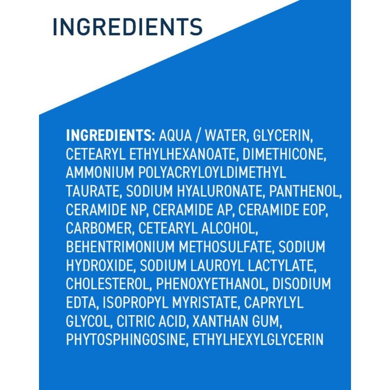 CeraVe Hyaluronic Acid Serum full ingredients list