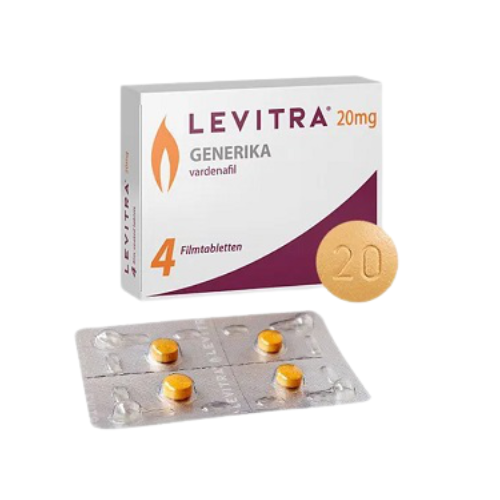 Levitra (Vardenafil) tablets for fast-acting ED treatment.