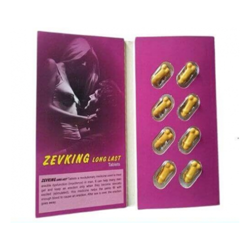 Zevking Tablets for erectile dysfunction treatment and performance enhancement.