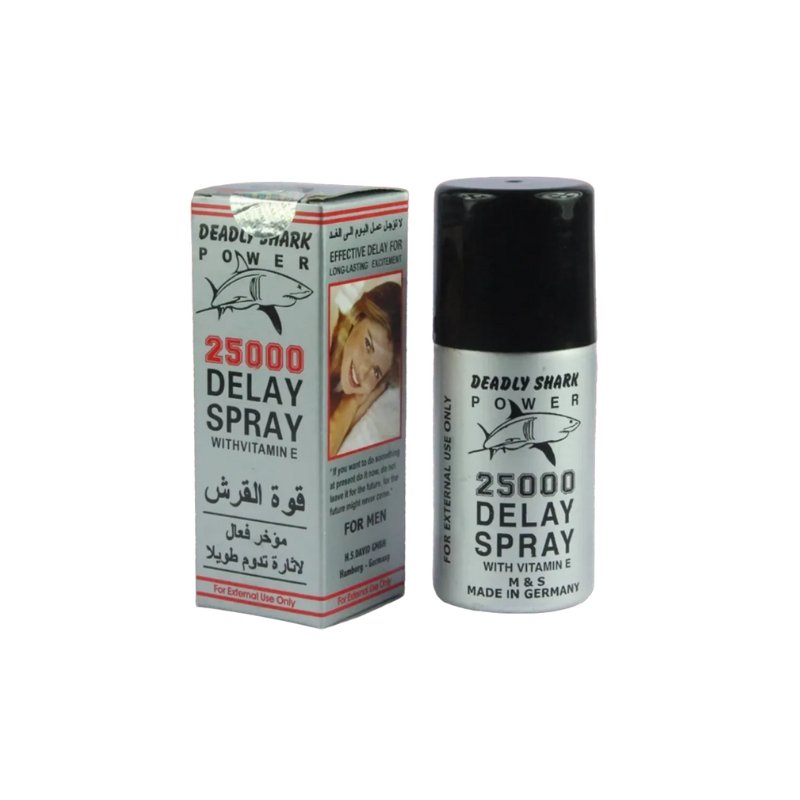 Deadly Shark Power 25000 Delay Spray for improved timing and performance