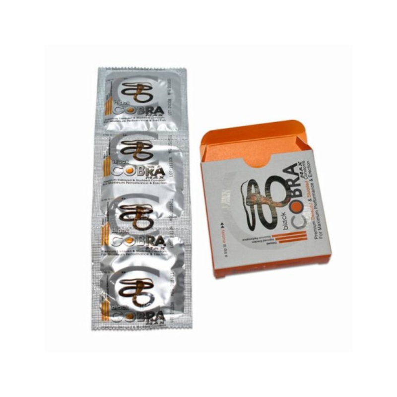 Buy Black Cobra Spike Condoms Pack of 5 Online in Pakistan