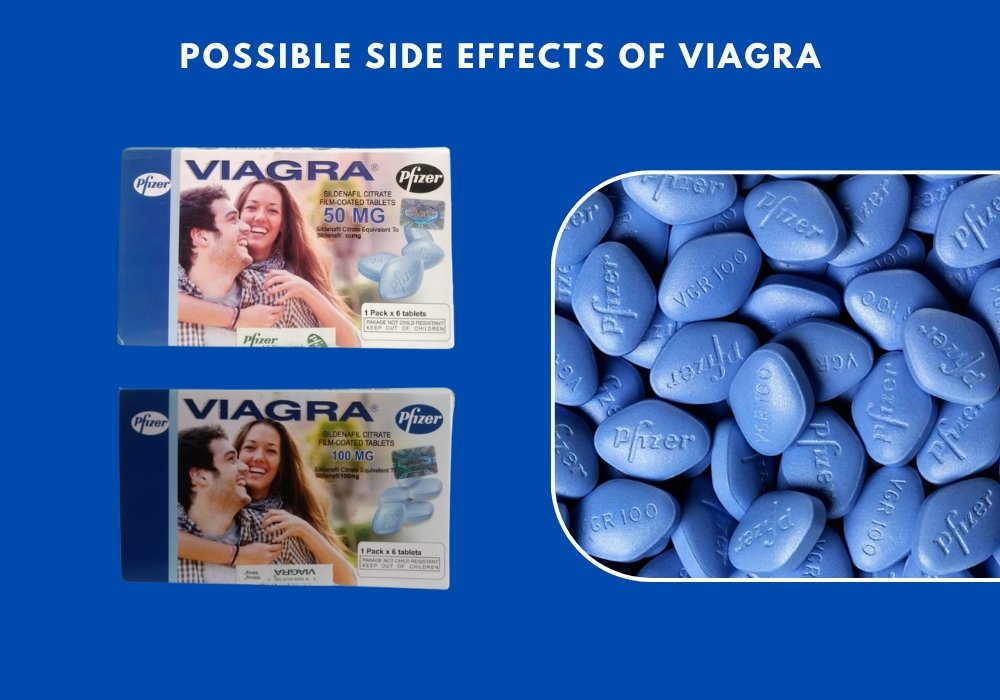 Common and serious side effects of Viagra