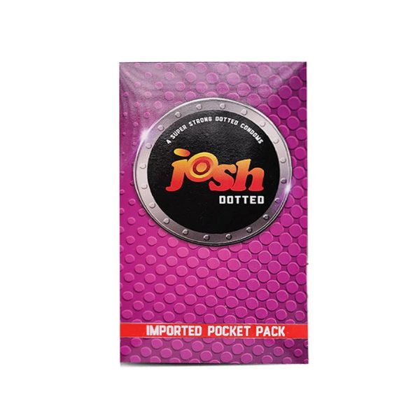 Josh Dotted Condoms 3 Pieces – textured condom for extra pleasure Pakistan
