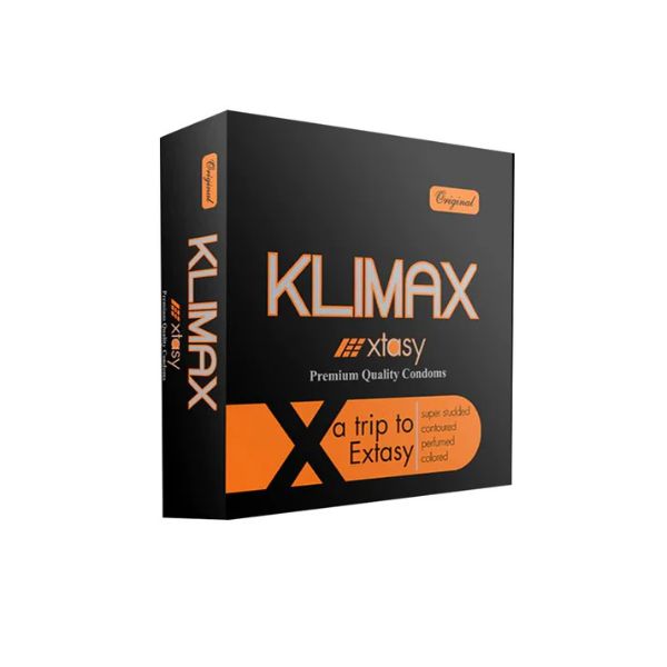 Klimax Extasy Condoms 2 Pack – studded and contoured for Pakistan