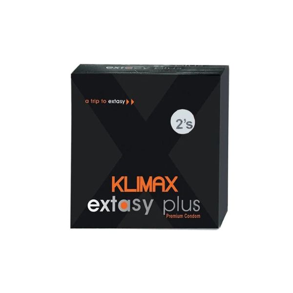 Klimax Extasy Plus Condoms 2 Pack – double contoured & studded in Pakistan