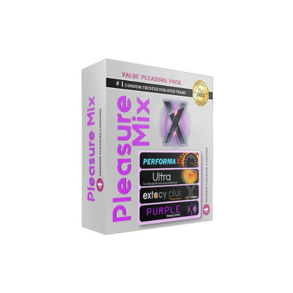 Klimax Pleasure Mix Condoms Pack of 4 in Pakistan