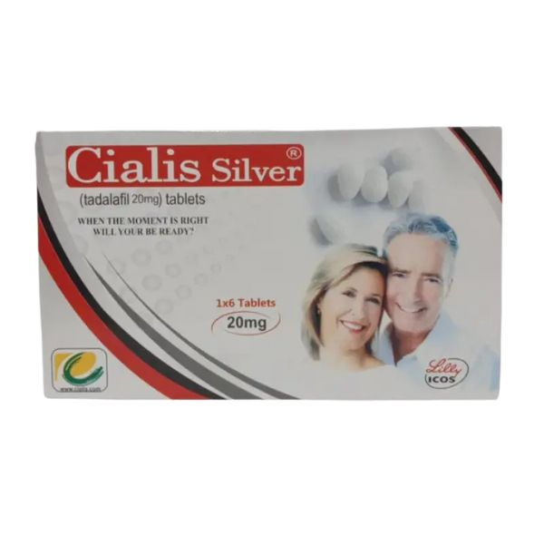 Cialis Silver Tablet for erectile dysfunction and prostate health in Pakistan