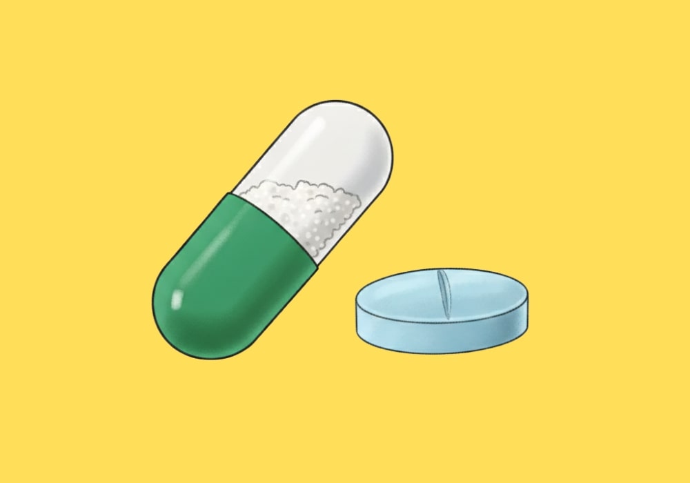 Fluoxetine medicine capsule and tablet for mental health treatment