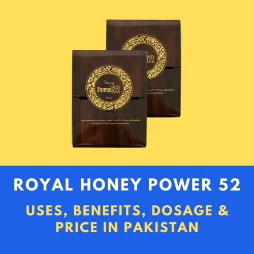 Royal Honey Power 52 sachet and box for male stamina and performance in Pakistan