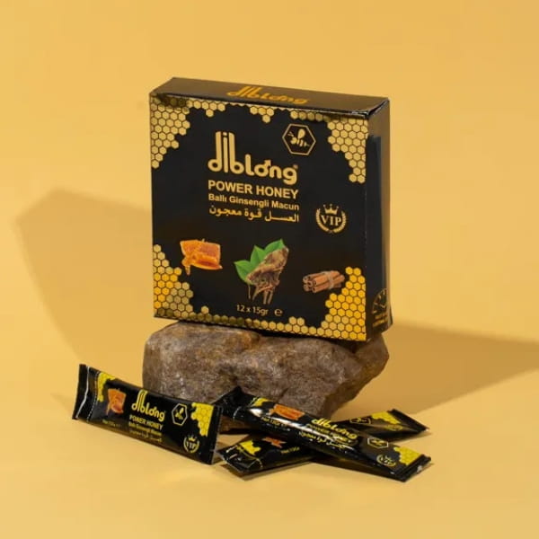 Diblong Power Honey sachets inside full box
