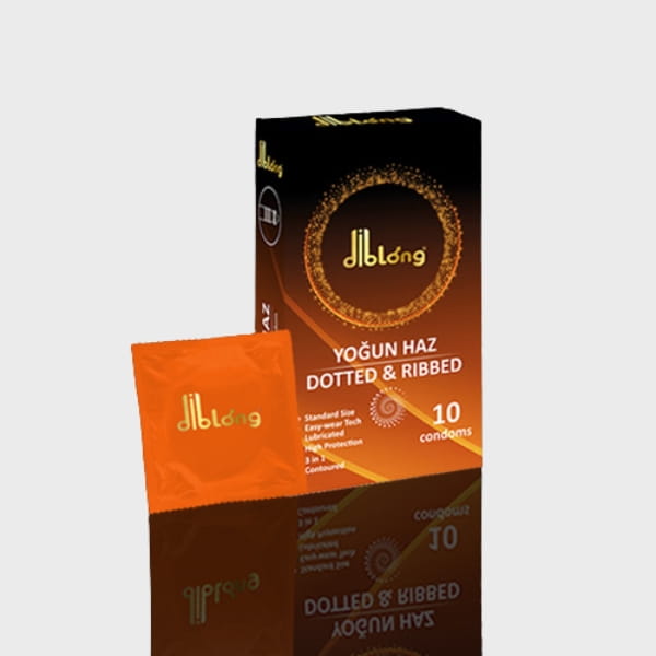 Diblong Yogun Haz Condom Pack of 10 – Maximum Stimulation