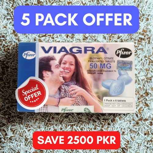 5 Pack of Viagra 50mg