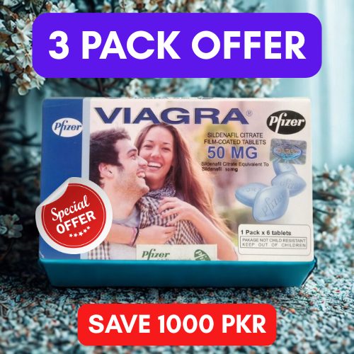 3 Pack of Viagra 50mg