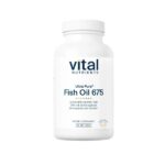 Vital Nutrients Ultra Pure Fish Oil 675 DHA omega 3 softgels for brain and heart health