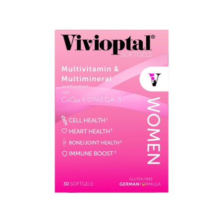 Vivioptal Women Softgel 30s Women Multivitamin with Omega 3 CoQ10 and Shiitake by BOMUCA