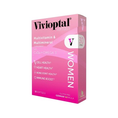 Vivioptal Women Softgel 30s Women Multivitamin with Omega 3 CoQ10 and Shiitake by BOMUCA