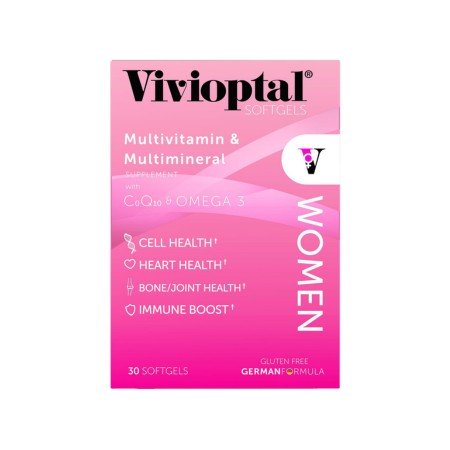 Vivioptal Women Softgel 30s Women Multivitamin with Omega 3 CoQ10 and Shiitake by BOMUCA