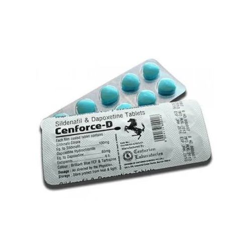 Cenforce D Tablets with Sildenafil 100mg and Dapoxetine 60mg