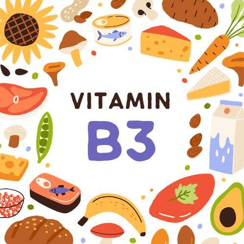 Vitamin B3 Niacin benefits food sources deficiency and side effects
