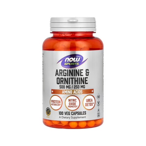 Now Sports Arginine & Ornithine (100 Veg Capsules)