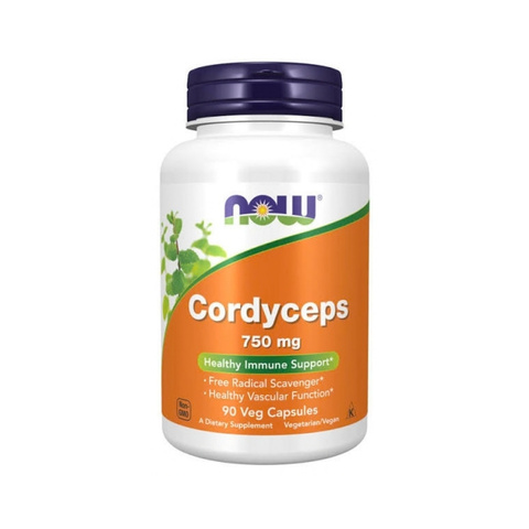 NOW Cordyceps 750mg (90 Veg Capsules)