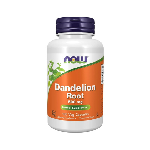 Now Dandelion Root 500mg (100 Veg Capsules)