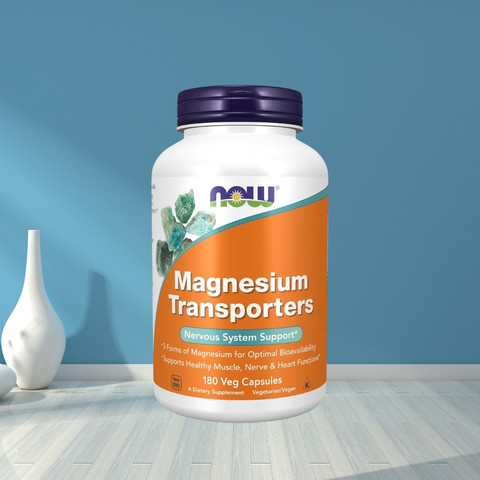 NOW Magnesium Transporters (180 Capsules)