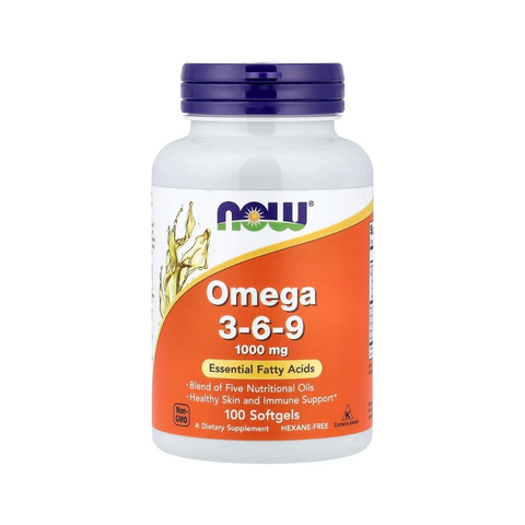 NOW Foods Omega 3-6-9 (100 Softgels)
