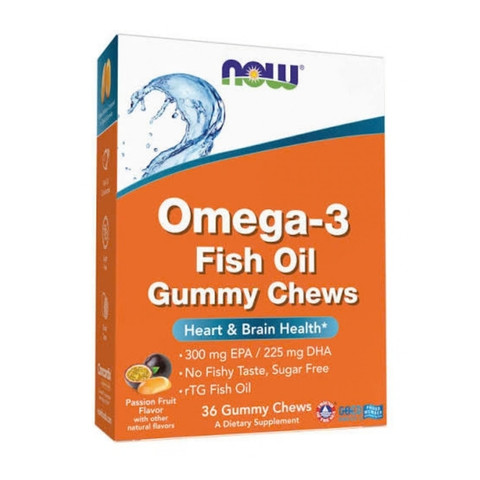 Now Omega-3 Fish Oil Chewable (36 Gummies)