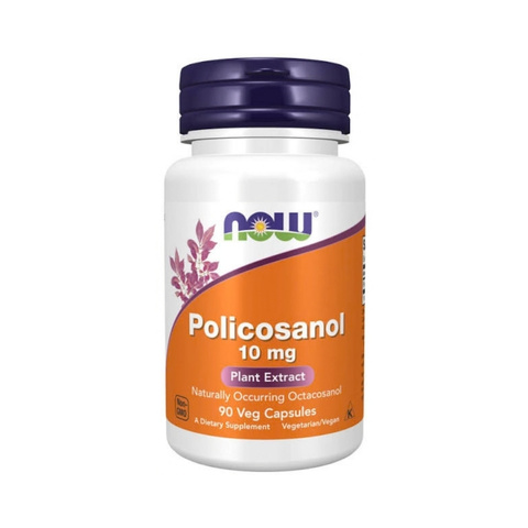 NOW Policosanol 10mg (90 Veg Capsules)