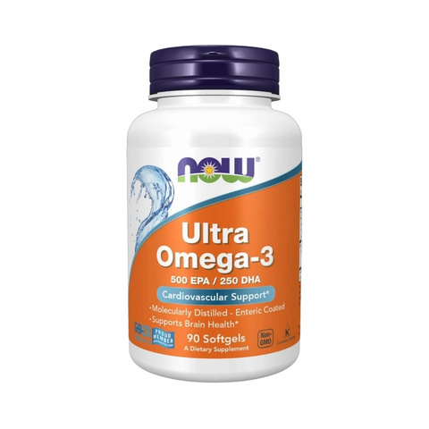 NOW Ultra Omega-3 Fish Oil (90 Softgels)