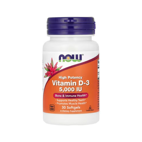 Now Vitamin D3 5000 IU Price in Pakistan 30 Softgels