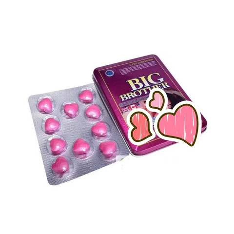 Big Brother Pills oral supplement packaging for men's stamina and intimate wellness