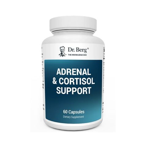 Dr. Berg Adrenal & Cortisol Support – 60 Vegetable Capsules