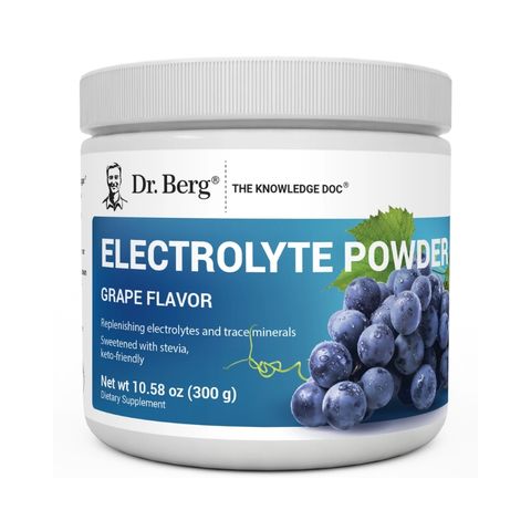 Electrolyte Powder Grape Flavor Net wt 10.58 oz (300 g)