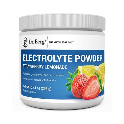 Electrolyte Powder Strawberry Lemonade Flavor Net wt 10.41 oz (295 g)
