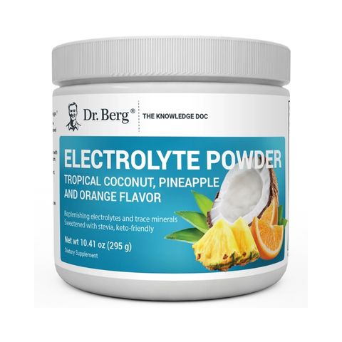 Electrolyte Powder Tropical Coconut, Pineapple and Orange Flavor Net wt 10.41 oz (295 g)