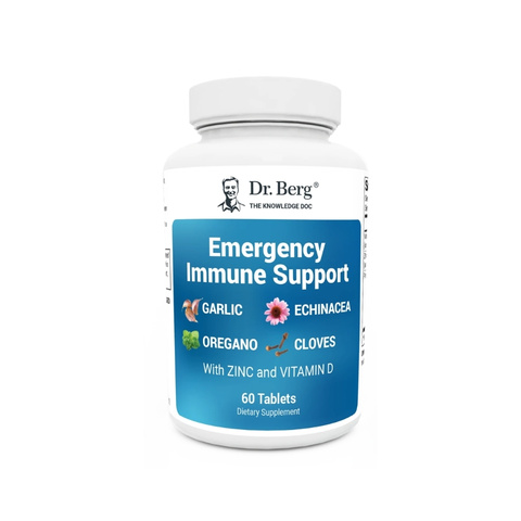 Dr. Berg Emergency Immune Support Zinc Vitamin D 60 Tablets