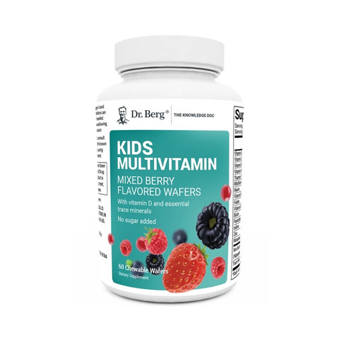 Dr. Berg Kids Multivitamin Mixed Berry Chewable 60 Wafers