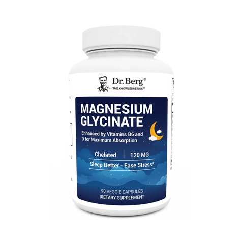 Dr. Berg Magnesium Glycinate 120mg 90 Capsules