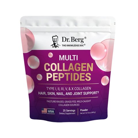 Dr. Berg Multi Collagen Peptides Unflavored 400 g 25 Servings