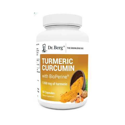 Dr. Berg Turmeric Curcumin with BioPerine 60 Capsules