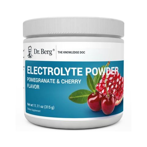 Dr. Berg Electrolyte Powder Pomegranate & Cherry Flavor 11.11 oz