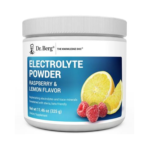 Dr. Berg Electrolyte Powder Raspberry & Lemon Flavor11.64 oz