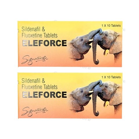 Eleforce Tablets with Sildenafil Citrate and Fluoxetine
