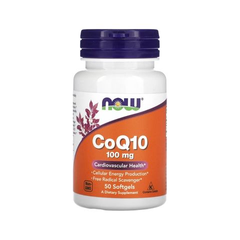 NOW Foods CoQ10 100mg 50 Softgels in Pakistan