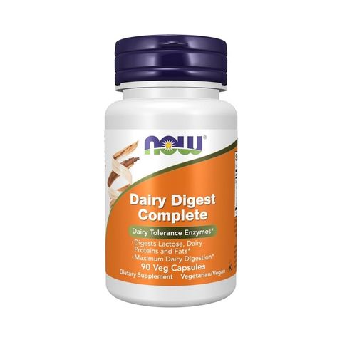 NOW Dairy Digest Complete 90 Veg Capsules in Pakistan