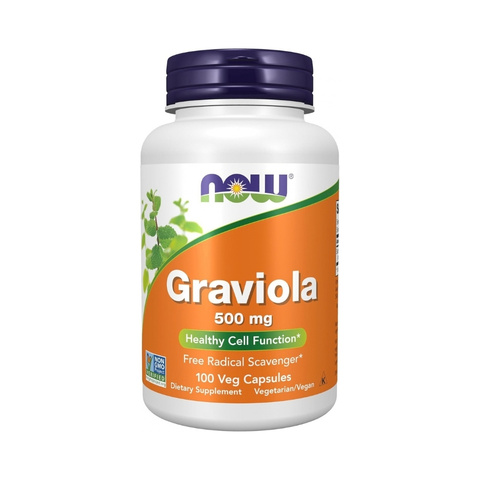 NOW Foods Graviola 500mg 100 Veg Capsules in Pakistan