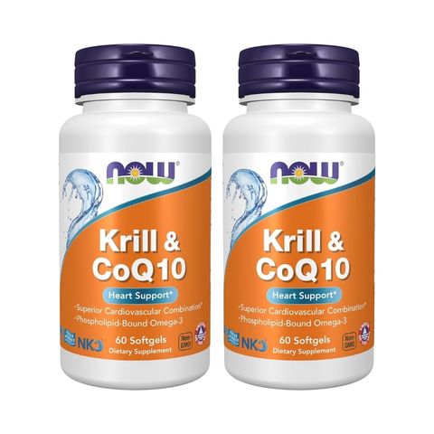 NOW Krill Oil 1000mg and CoQ10 100mg 60 Softgels Pakistan